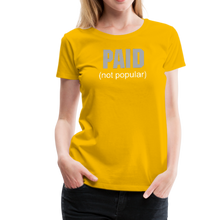 PAID Women’s T-Shirt - sun yellow
