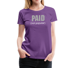 PAID Women’s T-Shirt - purple