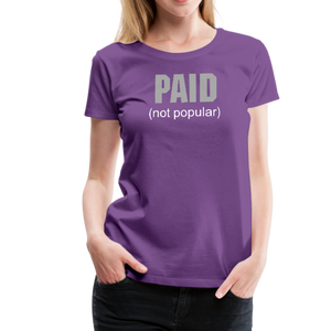 PAID Women’s T-Shirt - purple